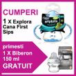 Tommee Tippee - Cana First Sips + Biberon 150 ml PROMO